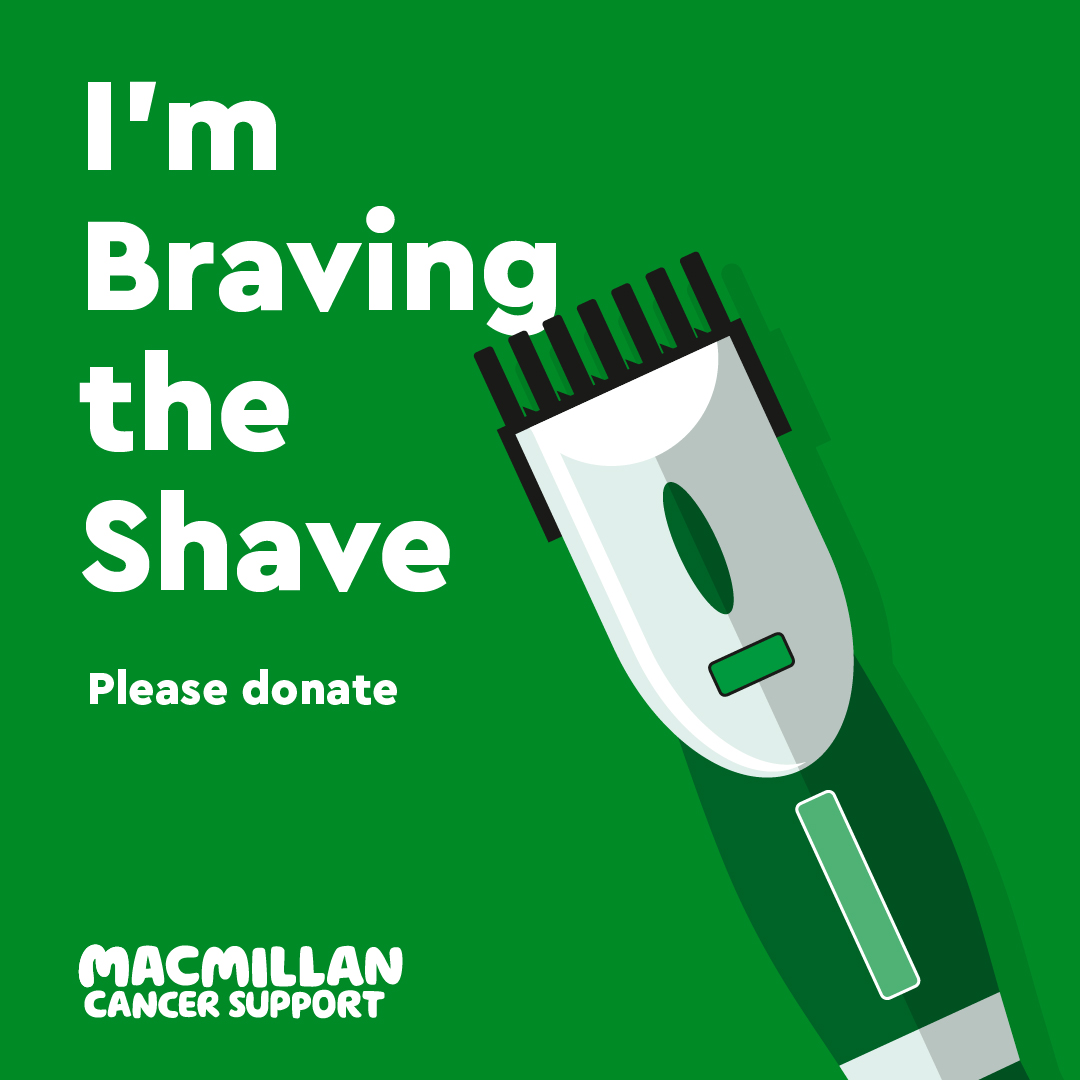 I'm braving the shave_ social media post